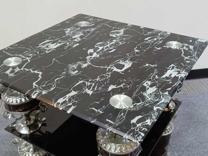 T17-1 当店人気 爆発！ガラス 最新デザインテーブル！！数量限定！TS_3