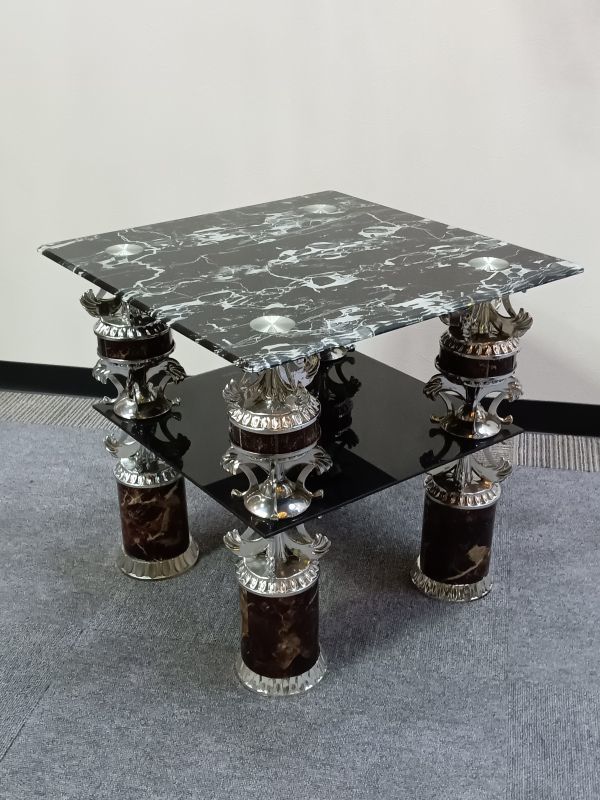 T17-1 当店人気 爆発！ガラス 最新デザインテーブル！！数量限定！TS_4