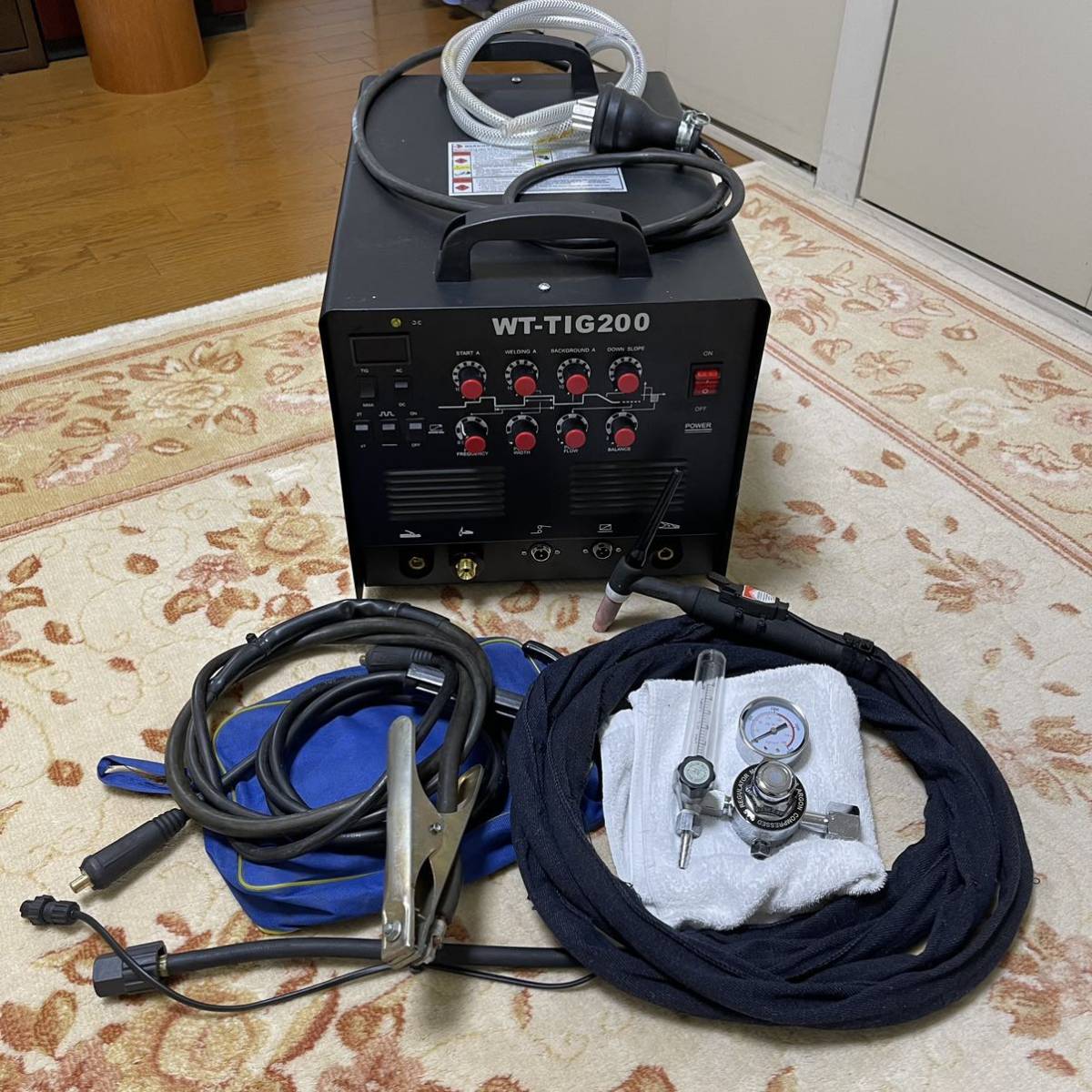 WELDTOOL WT-TIG200 200V インバーター直流/交流TIG溶接機 ステンレス アルミ MIG 半自動 アルゴン