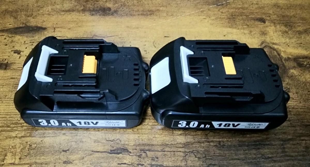 【送料無料】VANKO 互換 マキタ 18v バッテリー bl1830b 3.0Ah実容量バッテリー 二個セット