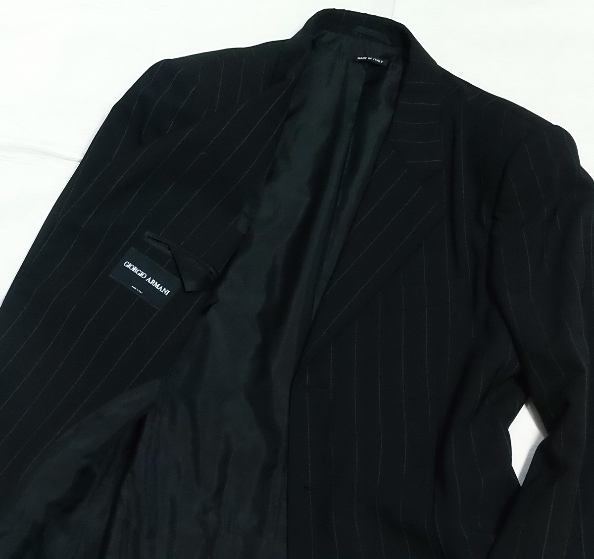 GIORGIO ARMANI 専用最高級黒ラベルジョルジオアルマーニ セットアップ