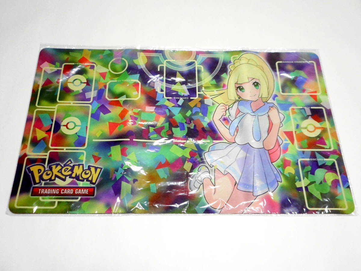 ポケモン プレイマット リーリエ ポケットモンスター ポケモンカード ポケカ ラバーマット Pokemon がんばリーリエ