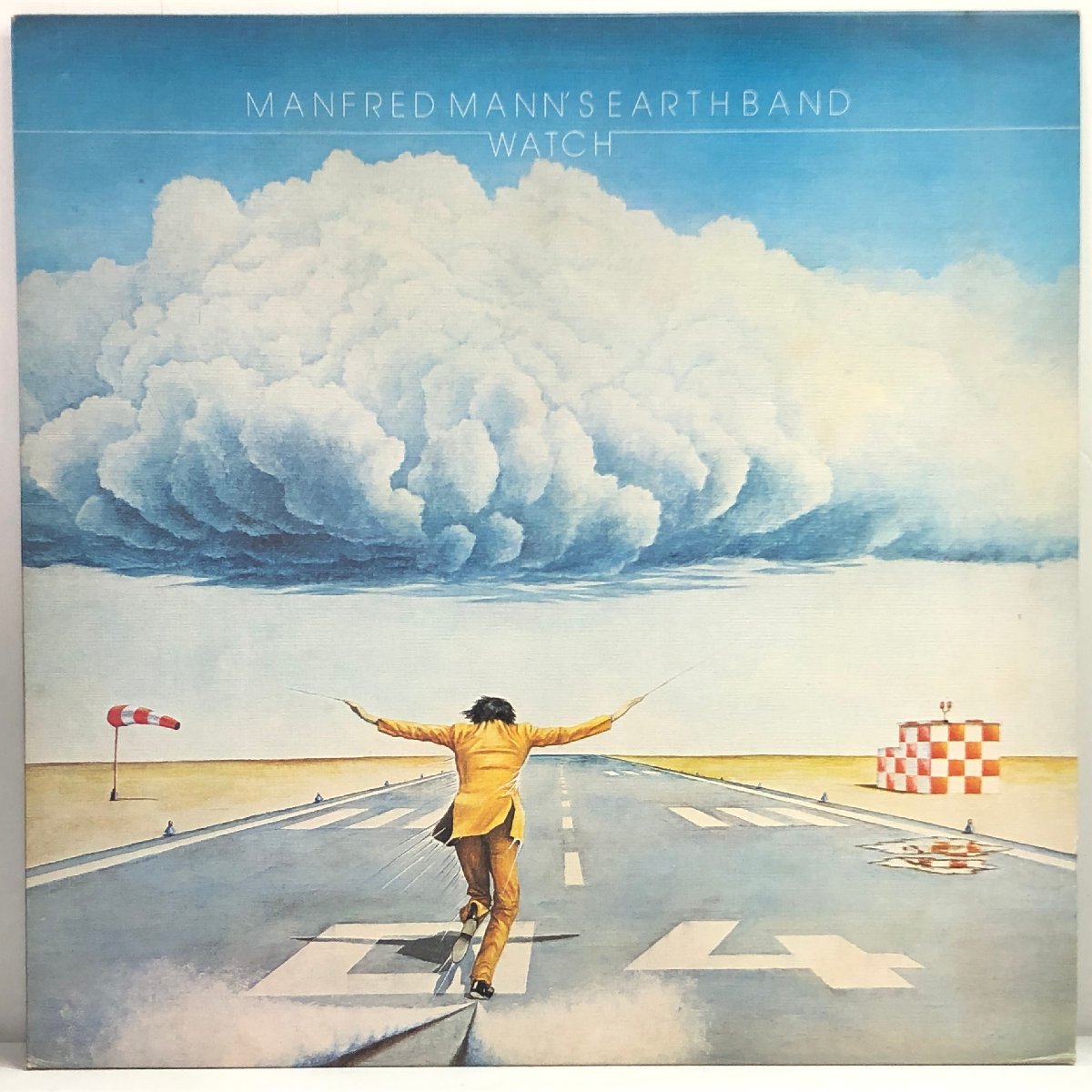 【UK盤 LP】MANFRED MANN'S EARTH BAND / WATCH ウォッチ / マンフレッド・マンズ・アース・バンド 8th / 内袋 歌詞付 BRONZE BRON507 ▲