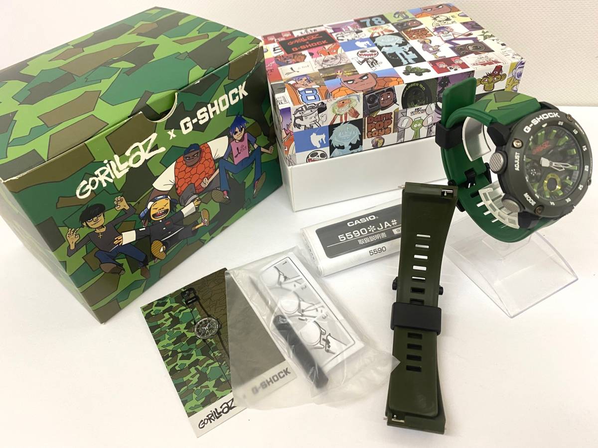 CASIO カシオ G-SHOCK Gショック Gorillaz ゴリラズ コラボ クォーツ 