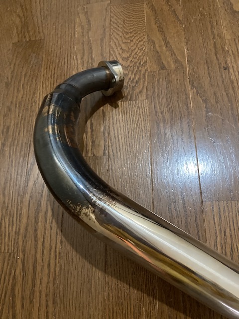 YAMAHA ヤマハ TW200 225 ハリケーン 社外 ドラッグパイプマフラー 
