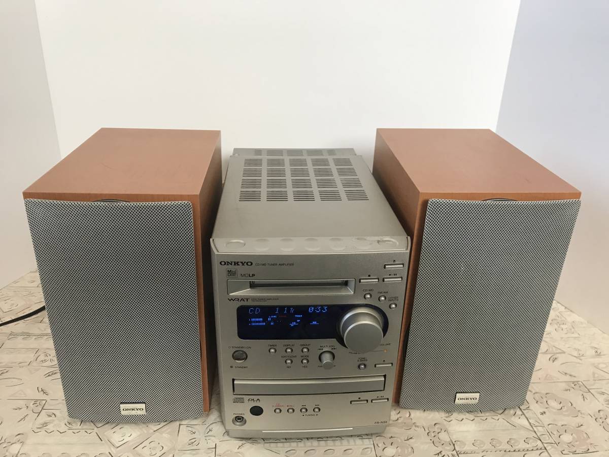 ONKYO FR-N3X チューナーアンプシステム CD MD ONKYOオンキョーCD⁄MD