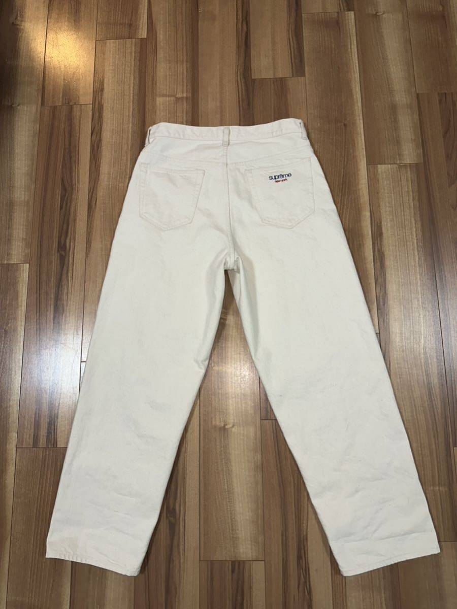 Supreme Baggy Jean natural 30 22SS 日本製 シュプリーム バギー 