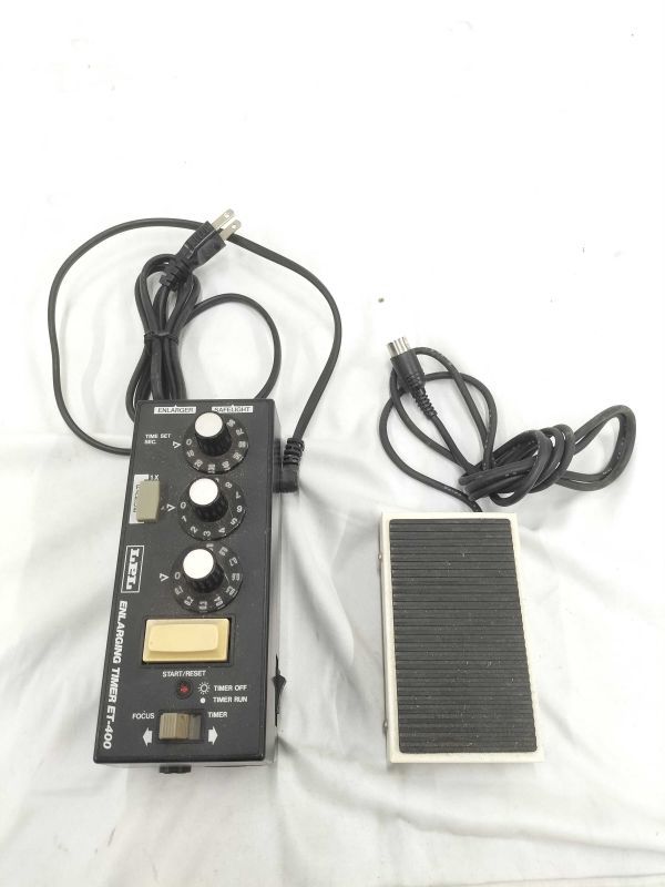 ★通電のみ確認済み★LPL 引き伸ばし タイマー ET-400 ENLARGING TIMER 引伸機 暗室用品 カメラ用品 焼付 41-17207　TSKS0430-16