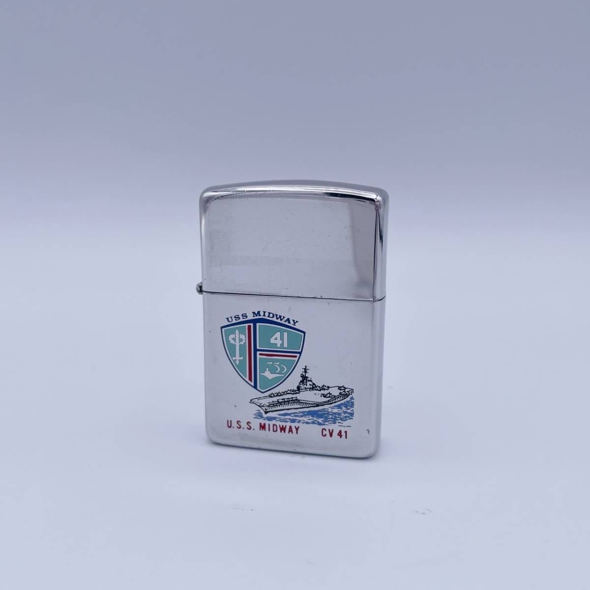 MIDWAY - U.S.S. CV41 アメリカ海軍 USS CH)ZIPPO⁄ジッポー オイル 