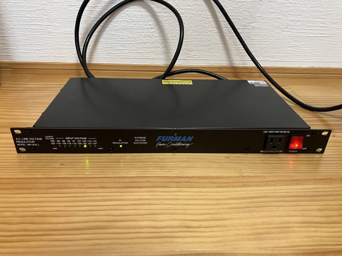 FURMAN ファーマン AR-1215J 安定化電源