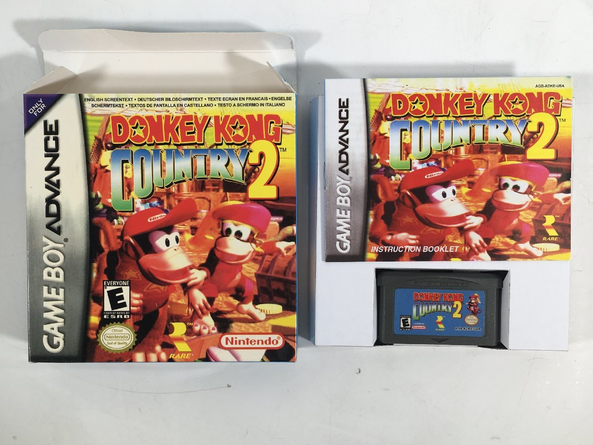 ☆GBA スーパードンキーコング 1 & 2 & 3 Donkey Kong（スーパー 