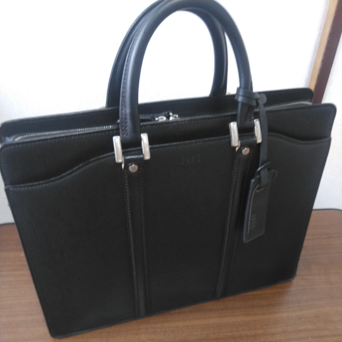 美品　DAKS レザーブリーフケース