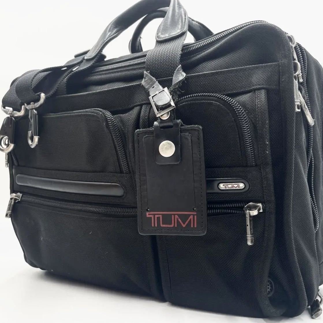 美品 TUMI 26160DH 2way ビジネスバッグ 黒 大容量 A4収納 トゥミ(TUMI) ビジネス ビジネスバッグ・ブリーフケース | 通販・人気