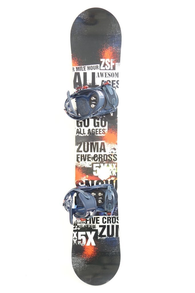 中古 16/17 ZUMA FIVE CROSS 155cm SALOMON ビンディング付きスノーボード ツマ ファイブクロス サロモン