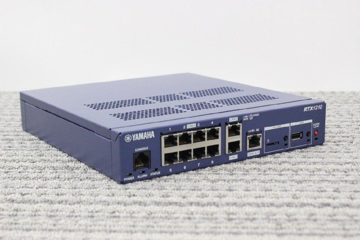 PC周辺機器 【初期化済】YAMAHA ギガアクセスVPNルーター RTX830 金具なし