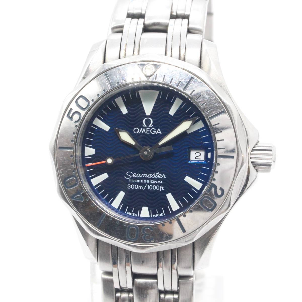電池交換済み 【OMEGA オメガ】 Seamaster シーマスター