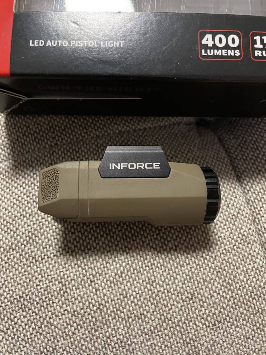 INFORCE APL GEN3 タンカラー TAN ウェポンライト 実物 INFORCE APL