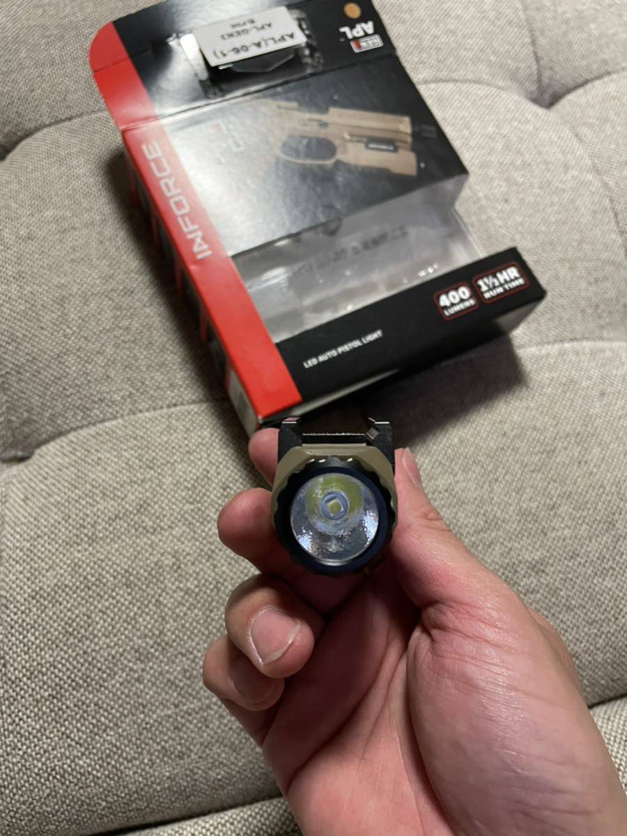 INFORCE APL GEN3 タンカラー TAN ウェポンライト 実物 INFORCE APL