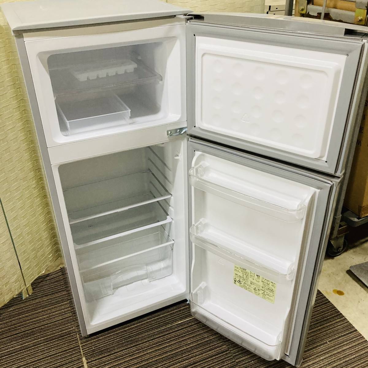 S751 シャープ SHARP SJ-H12D-S [2ドア直冷式冷凍冷蔵庫 （118L・右開き）