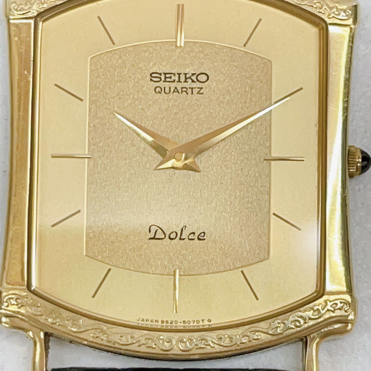 4AD158 1円〜 SEIKO セイコー DOLCE ドルチェ 腕時計 9520-5070 14K