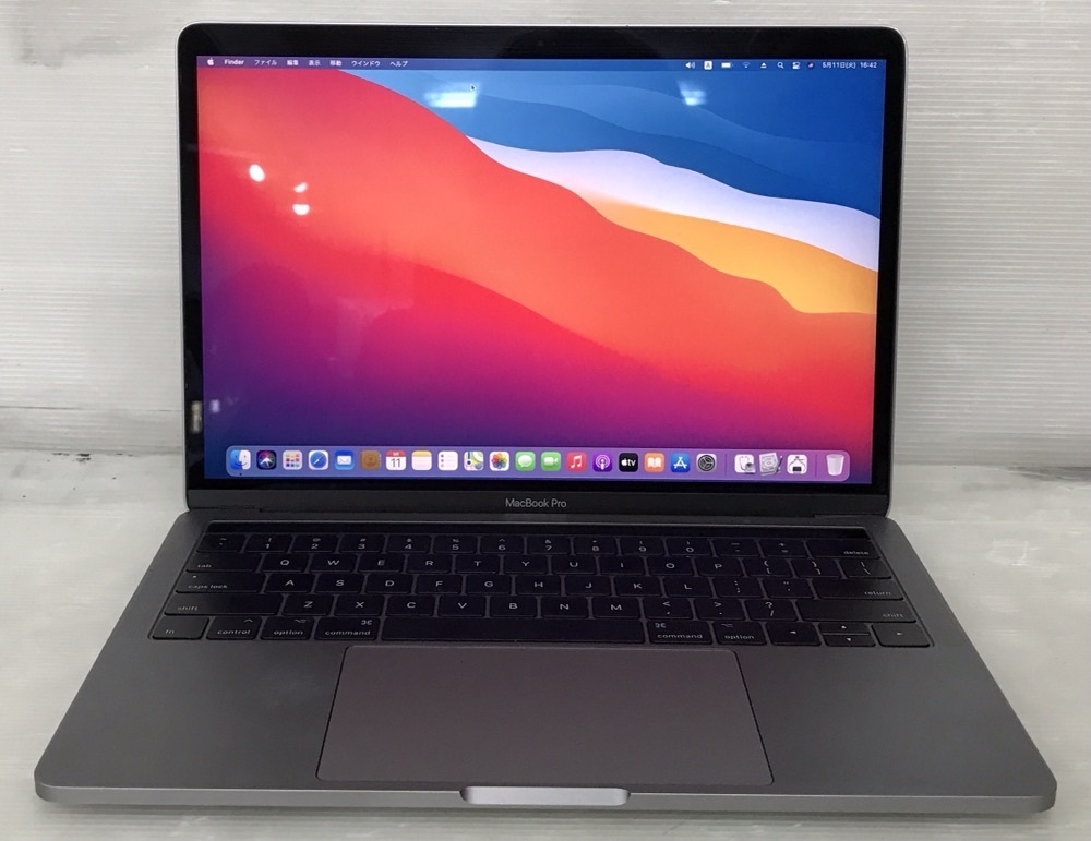 ○[B級品] 13.3inch Apple MacBook Pro A1706 スペースグレイ (2017