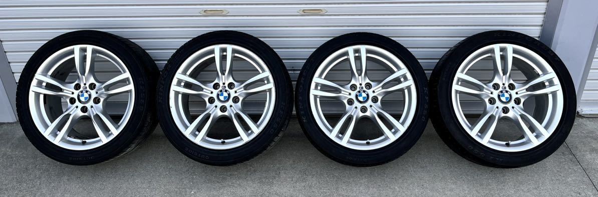 BMW 3シリーズF30 Mスポーツ純正18インチタイヤホイール4本セット 225 