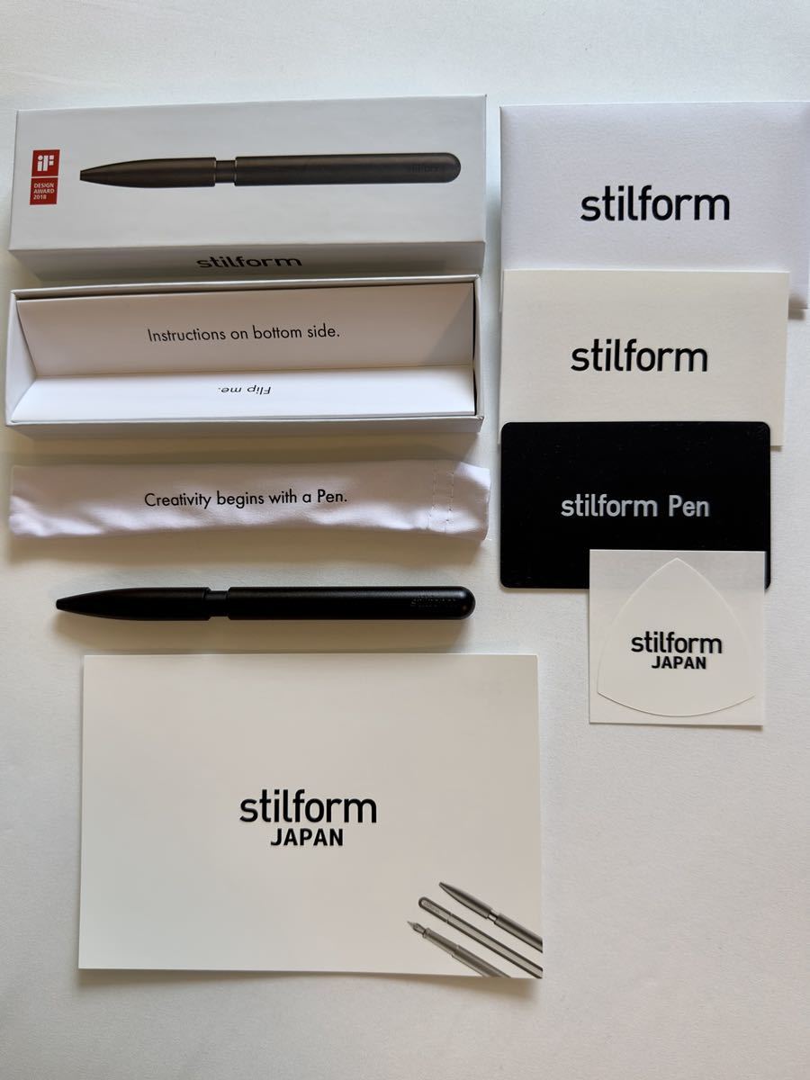 stilform Pen Aluminum ボールペン Warp Black スティルフォームペン