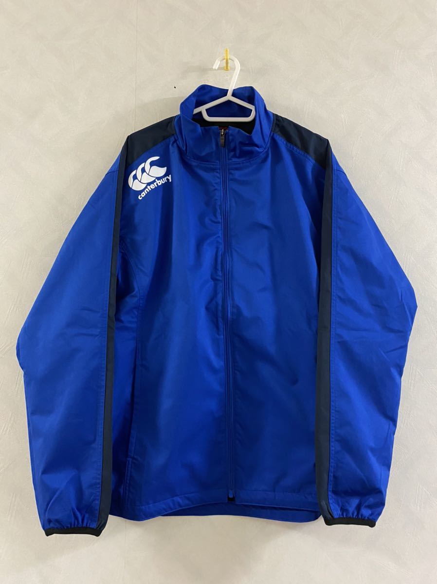 美品 canterbury ウィンドジャケット サイズL 耐久撥水加工 裏メッシュ カンタベリー ラグビー