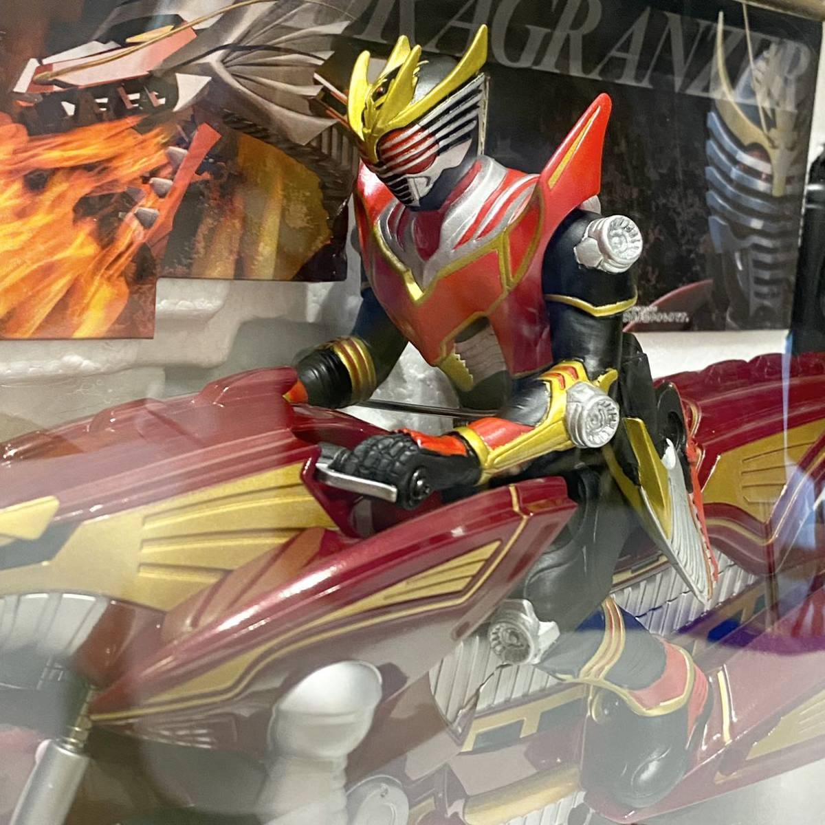 未使用保管品 仮面ライダー 龍騎 烈火龍 ドラグランザー アクション 