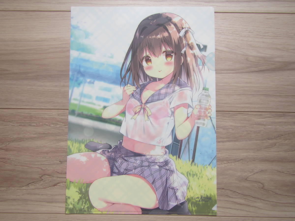 H-02】あづみ一樹 A4 クリアファイル イラスト アニメ コミック グッズ 