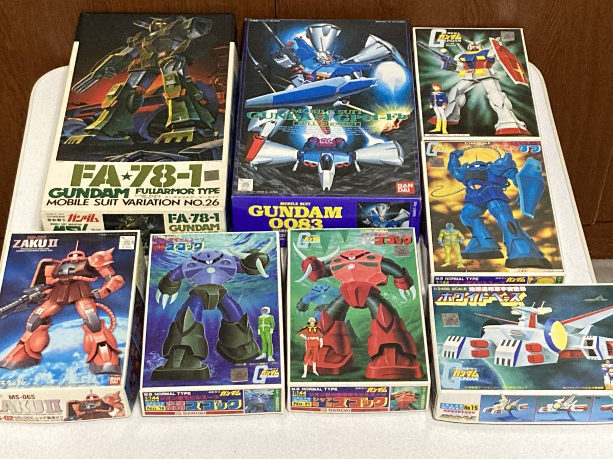 バンザイマーク　ガンダム　旧キット　プラモデル 10点セット バンザイマーク ガンダム 旧キット プラモデル 10点セット ガンプラ20