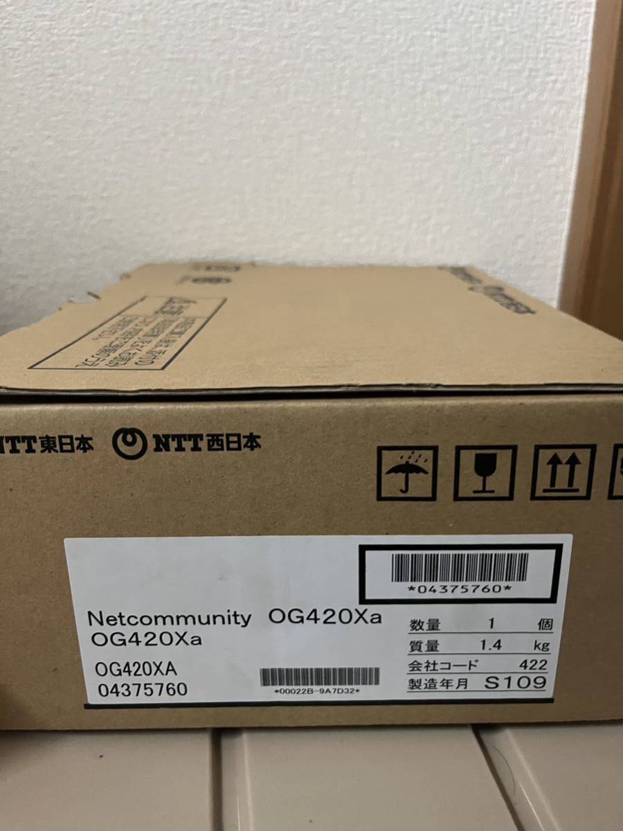 未使用品】Netcommunity OG420Xa NTT東日本 NTT西日本 光電話ルーター