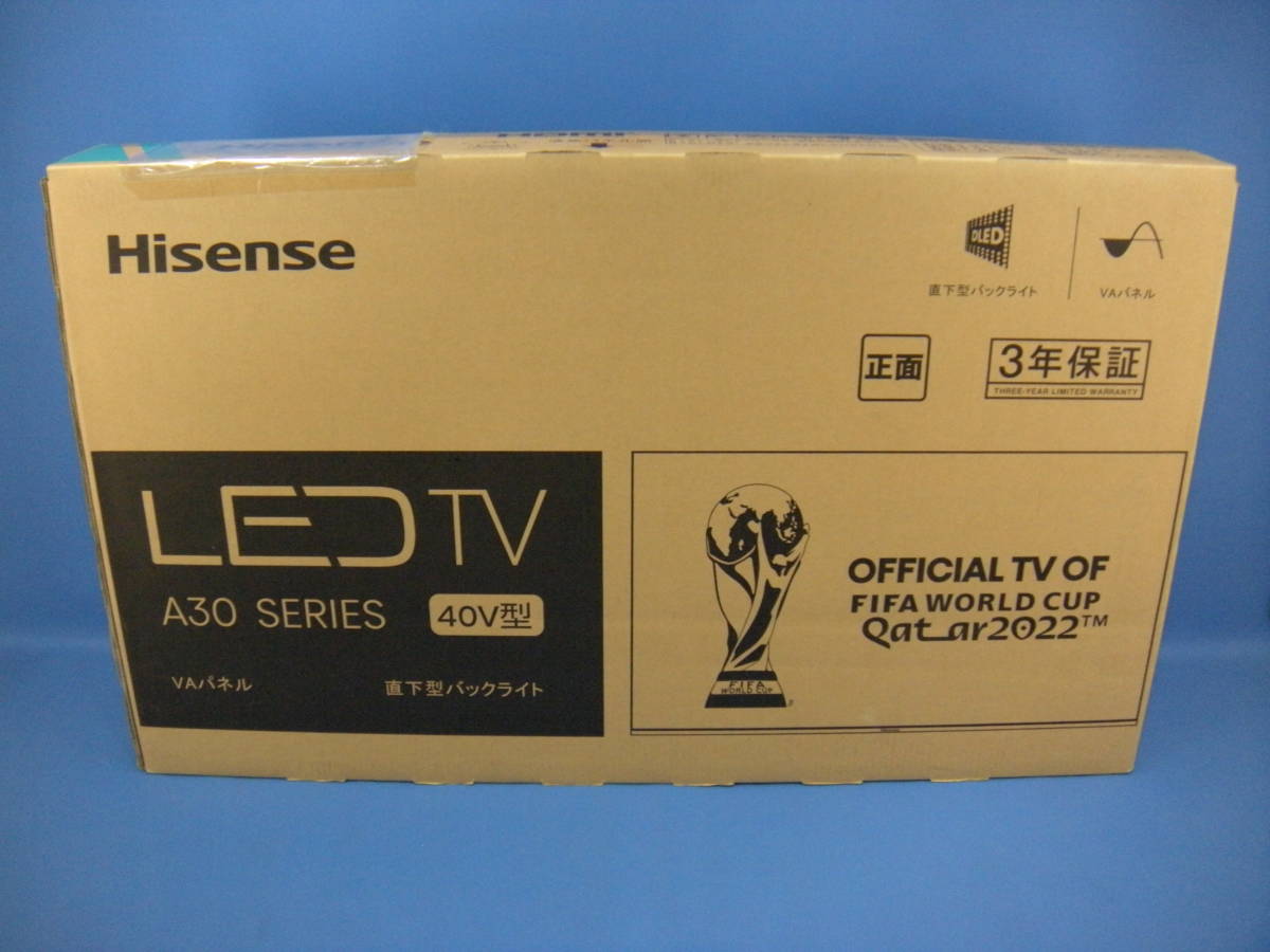 【最新作，お得】 101 石川発 Hisense ハイセンス 40A30H A30 series 40V型 液晶テレビ(液晶)｜売買されたオークション情報、yahooの商品情報をアーカイブ公開 - オークファン 液晶