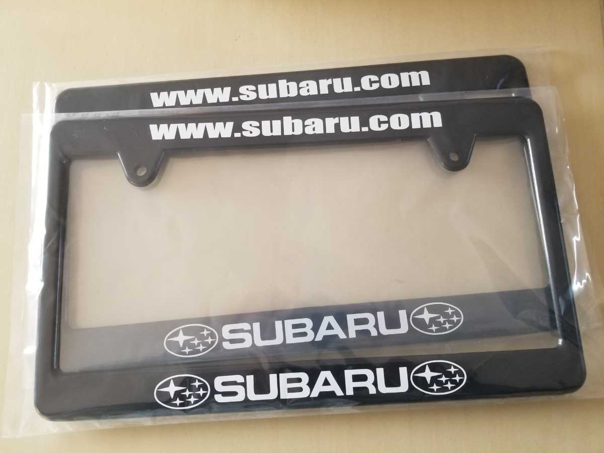 ２枚組　ナンバーフレーム スバル プレオ BRZ XV R2R1 サンバー SUBARU JDM フォレスター