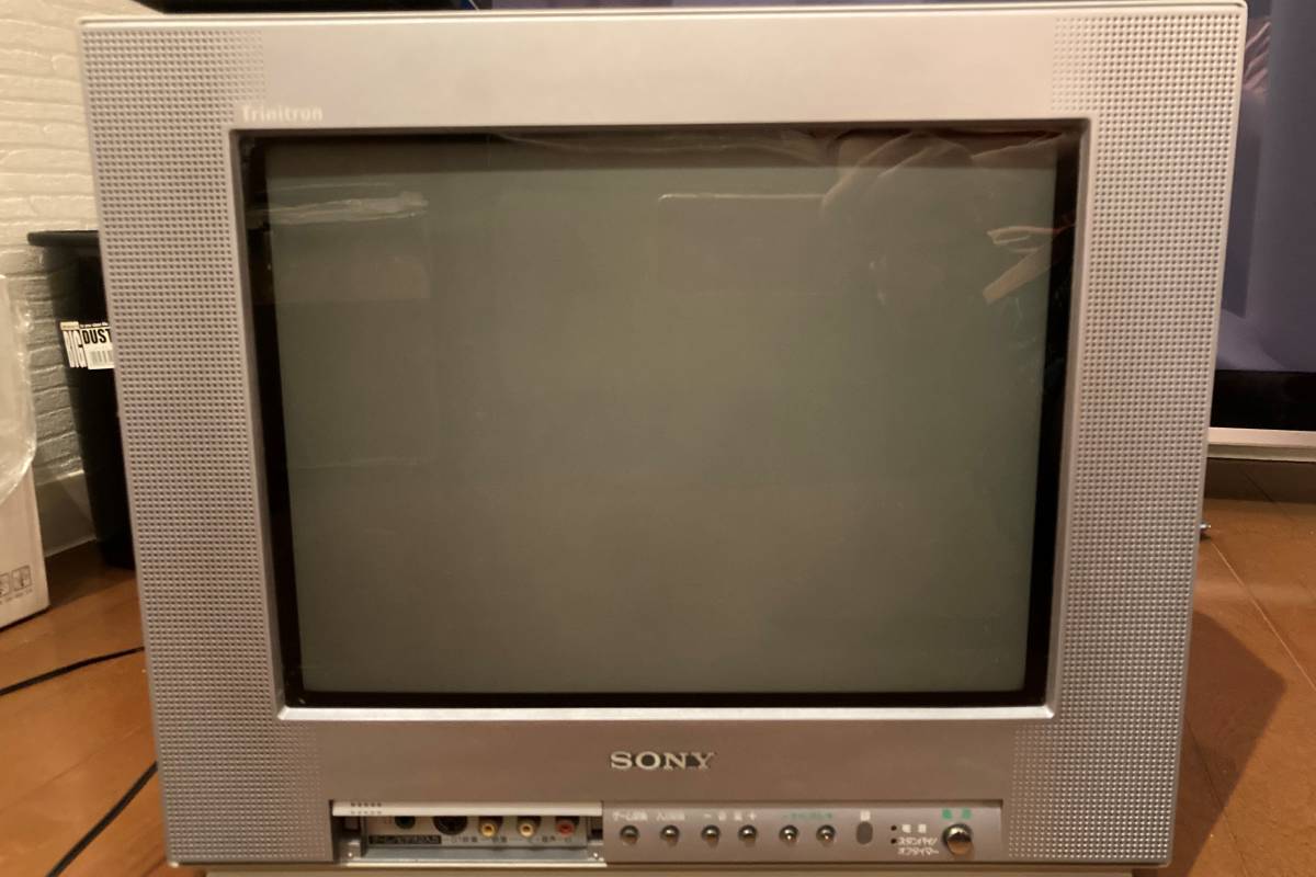 SONY　14型　ブラウン管テレビ　KV-14DA1　動作品　バッファロー地デジチューナー付き