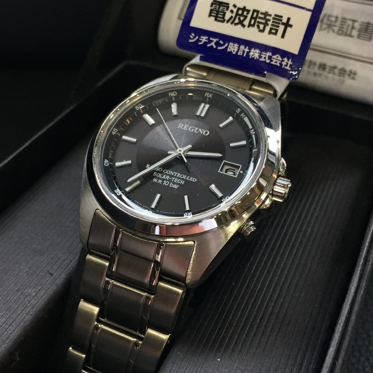 CITIZEN 電波 Q&Q - | 腕時計 シチズン ソーラー電波 タイム 