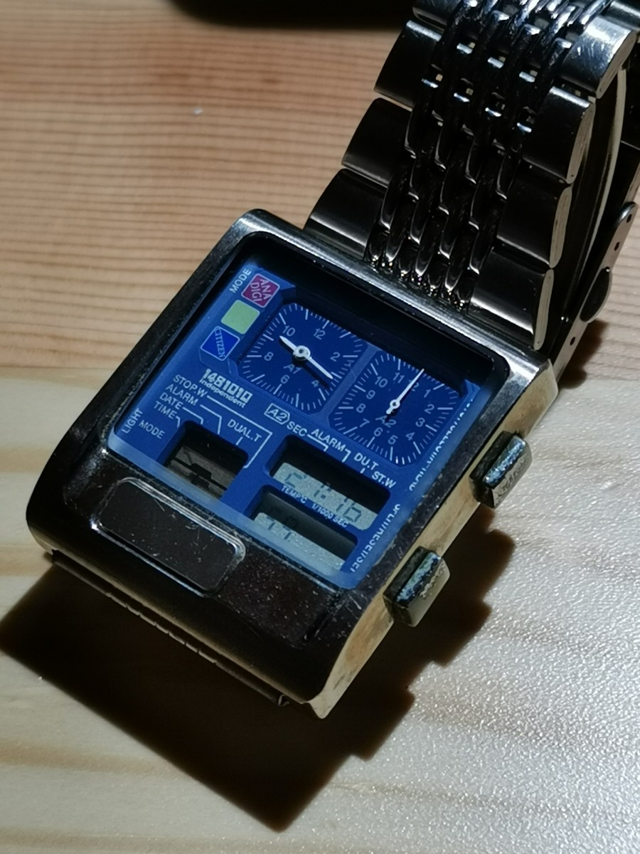 CITIZEN シチズン インディペンデント デジアナ アナデジ 中古 
