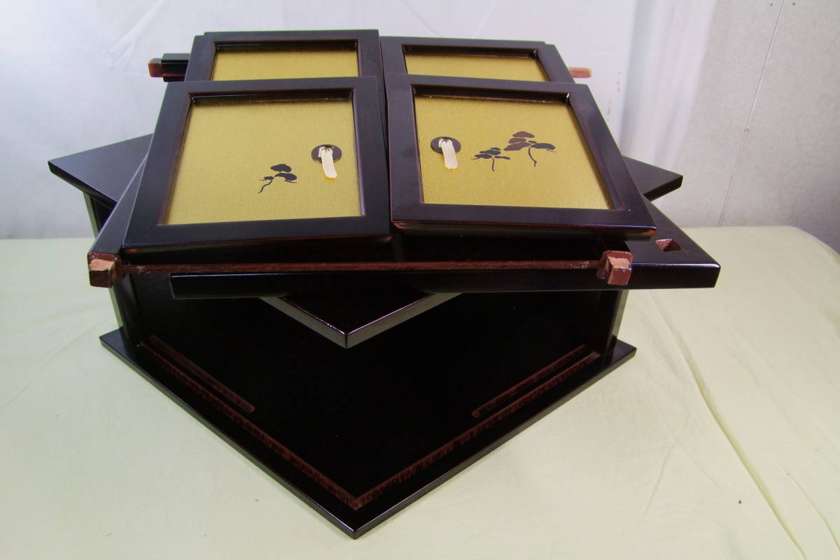 お茶道具 淡々斎好写 徒然棚 組立式 淡々斎好写 組立式 徒然棚