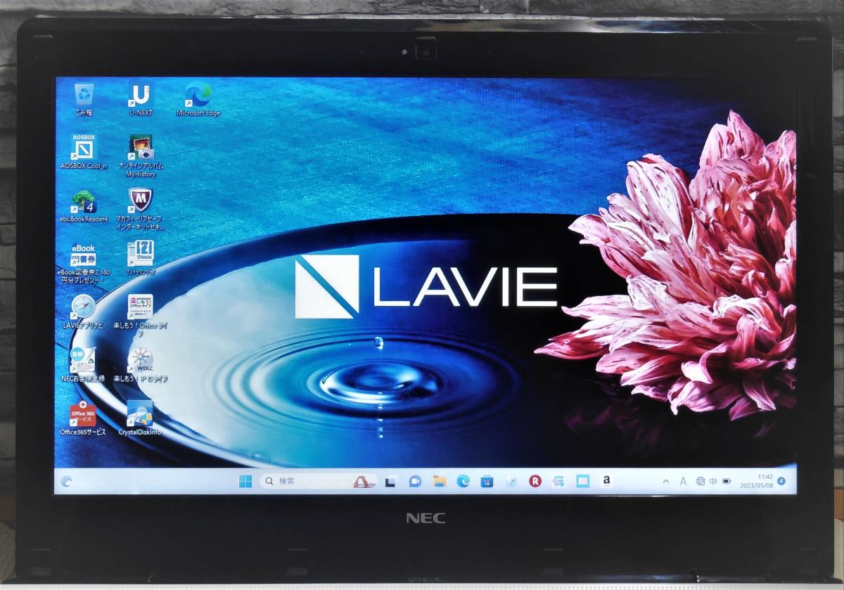美品/超速！新品SSD搭載/Windows11/オフィス2019/ブルーレイ/Corei3 
