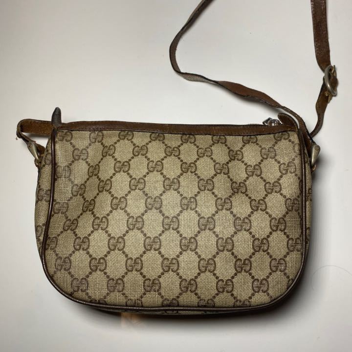GUCCI 1円 オールドグッチ グッチ ヴィンテージ シェリーライン GG柄
