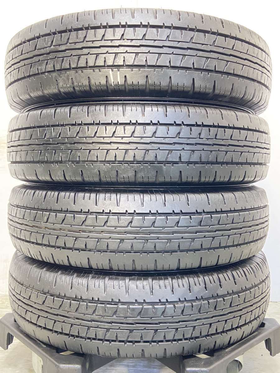 中古タイヤ サマータイヤ 4本セット 165R14 8PR ダンロップ VAN01