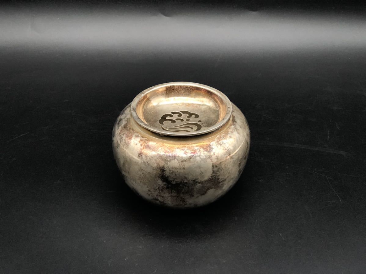 煎茶道具 建水 茶器 金工 茶道具 Yahoo!オークション - (金属工芸) 底 