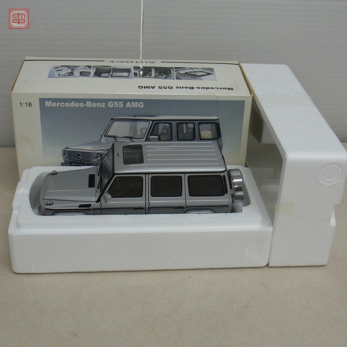 オートアート ミレニアム 1/18 メルセデスベンツ G55 AMG シルバー