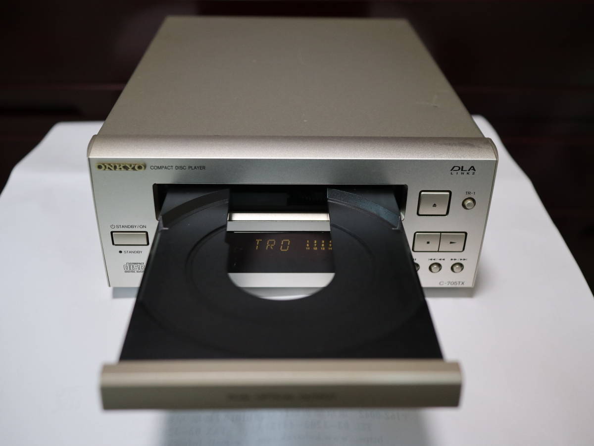ONKYO C-705TX &MD-105TXディスクプレーヤー ONKYO CDプレーヤー C