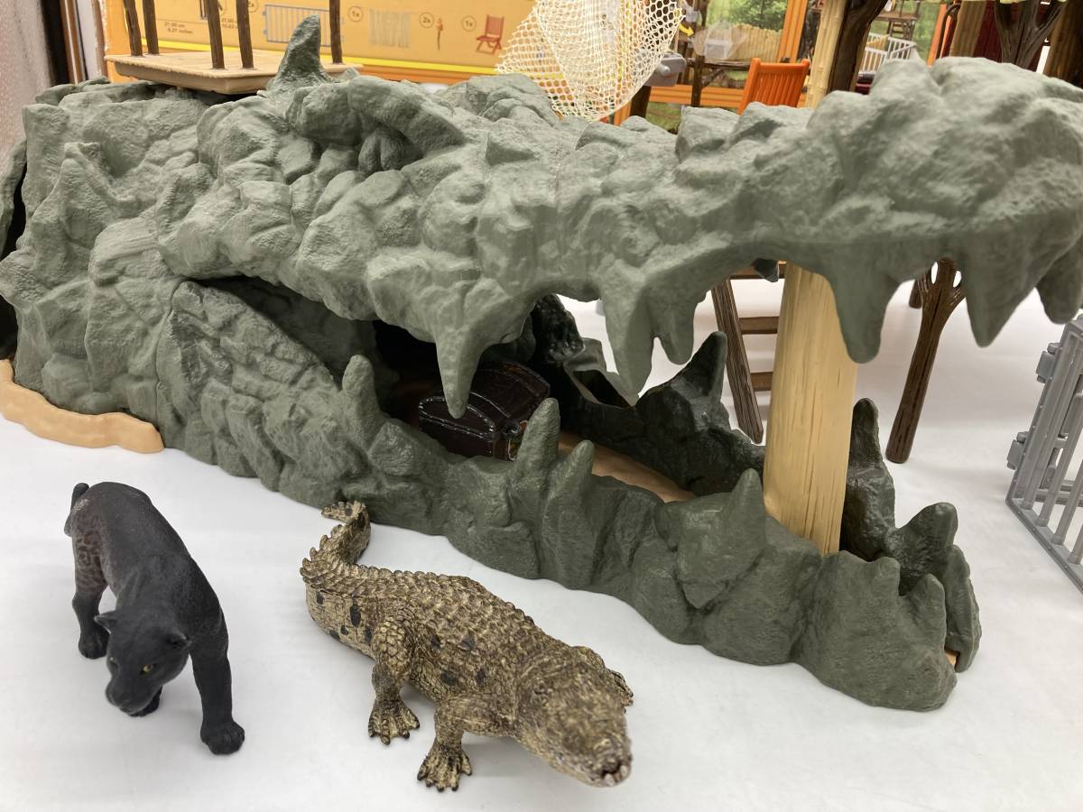希少】Schleich シュライヒ ワイルドライフ CROCOジャングル研究所 