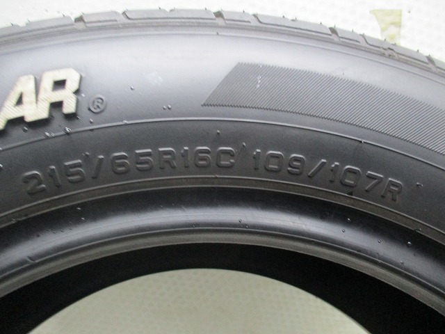 送料無料!! 215-65R16 109/107R 9分山 グッドイヤーイーグル#1 2017年