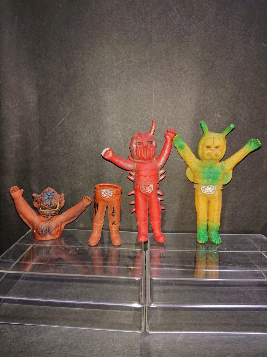 POPY ポピー 怪人 ミニソフビ セット 当時物 仮面ライダー1号 ソフビ 