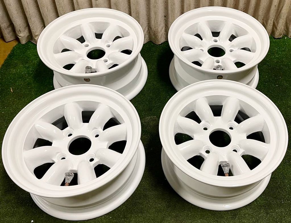 アルミホイール 13インチ ワタナベ 13x6J 4穴 PCD114.3 4本セット(社外