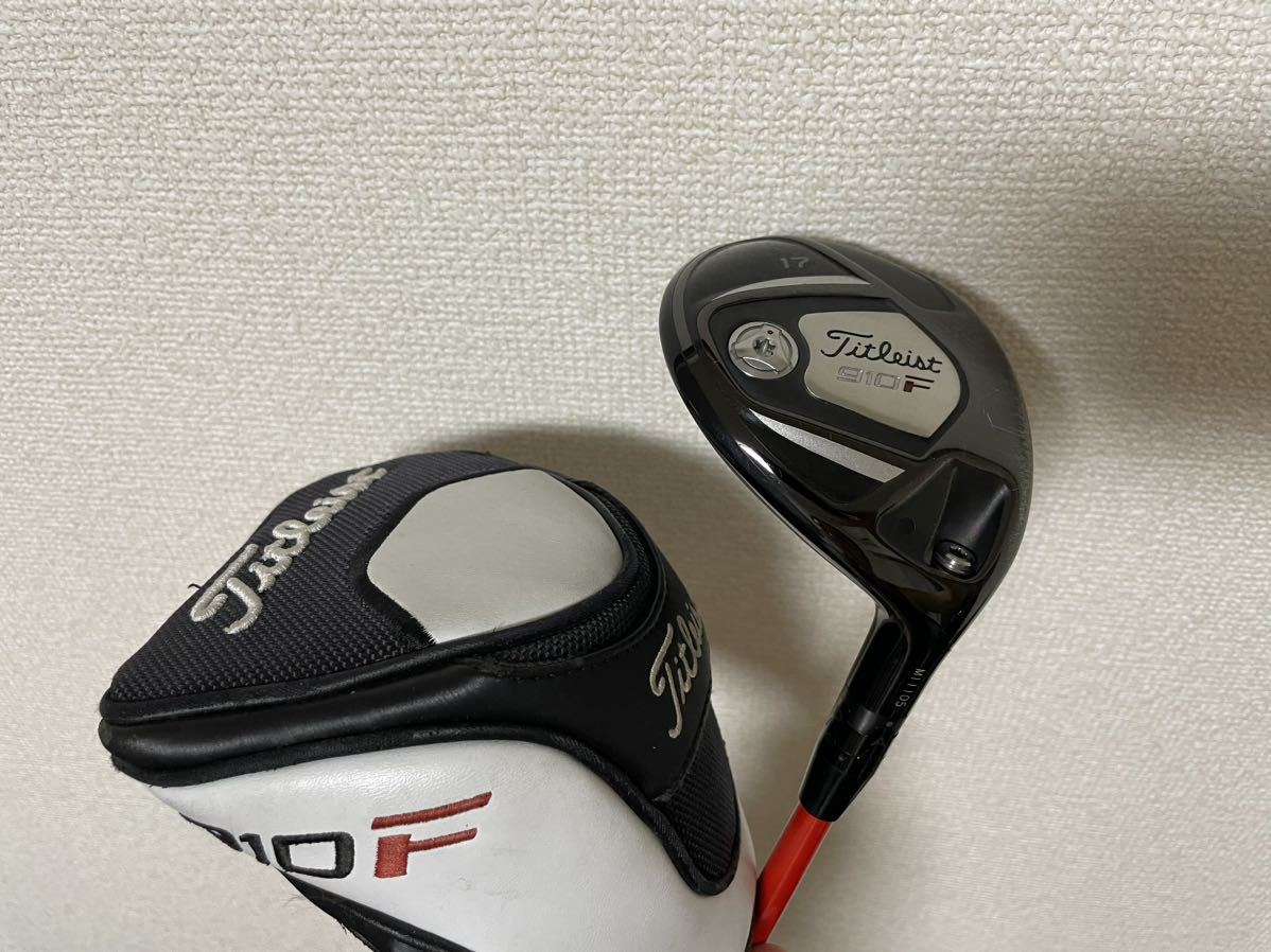タイトリスト 910F フェアウェイウッド 17° 4W ツアーAD DJ-6S 男性右