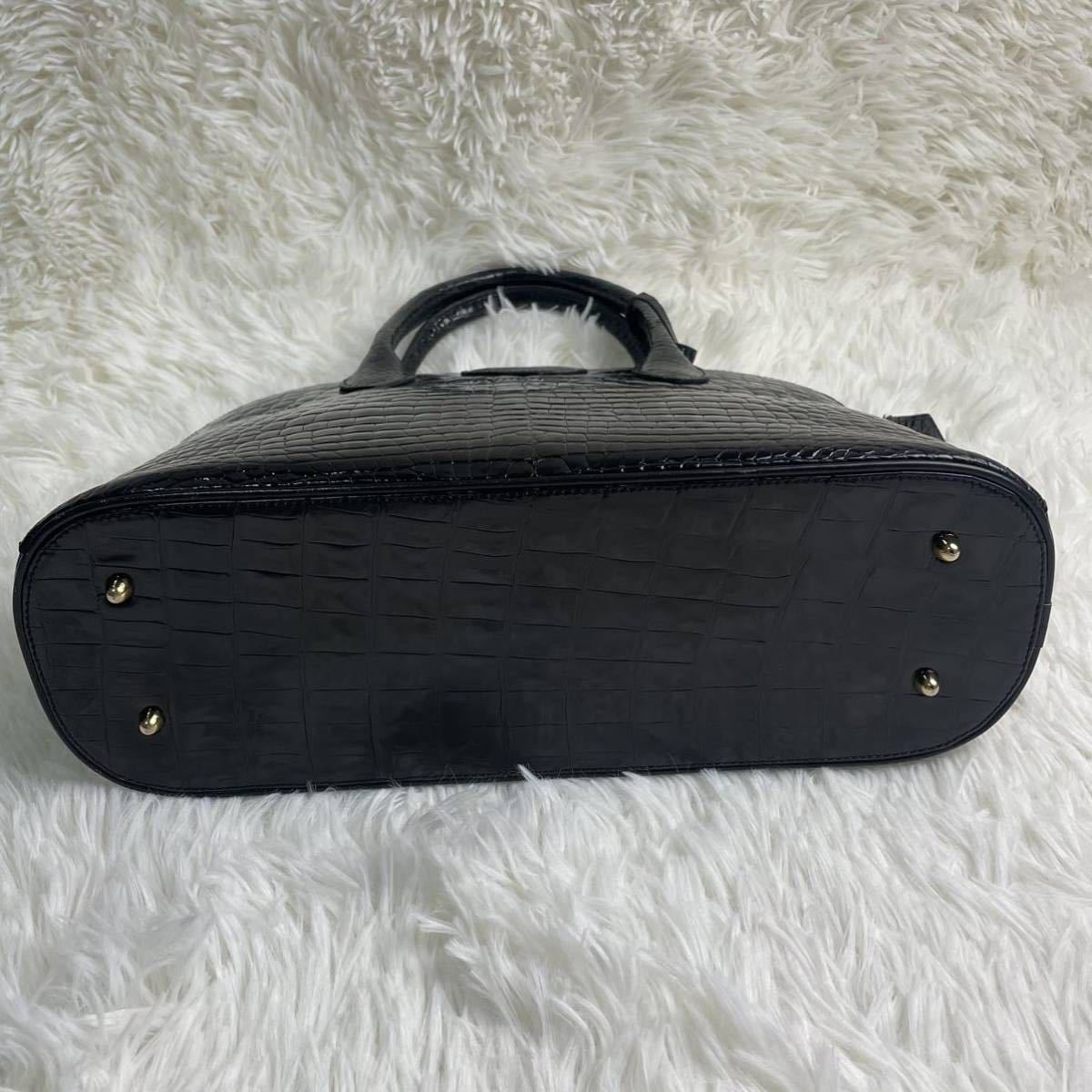 ハンドバッグ クロコダイル トートバッグ 2way クロコダイル日本製 